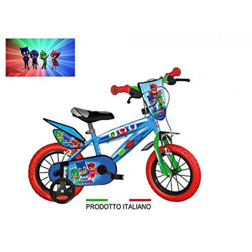 Dino bikes Bicicletta Pj Mask Taglia 14 per Bambini 1 Velocità