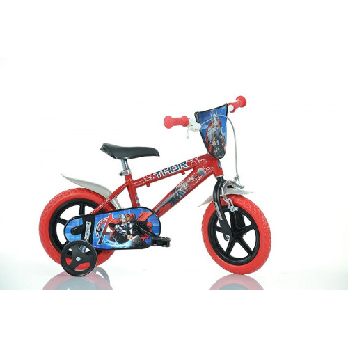 Dino bikes 412 Bici Bicicletta per Bambino Avengers Thor Taglia 12 Età 3-5 anni