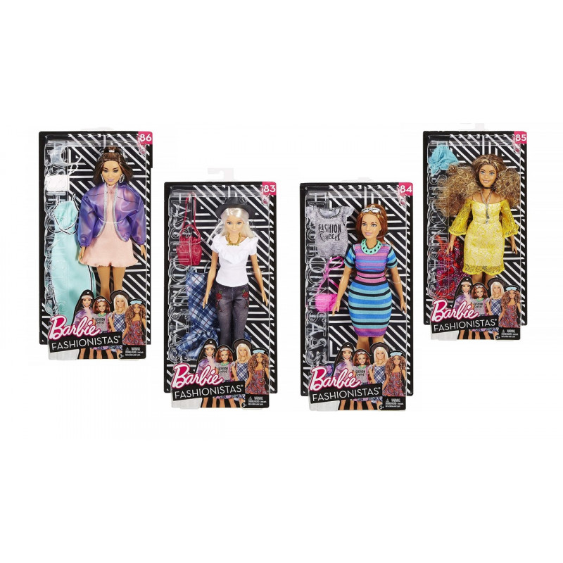 Mattel Barbie & friends fashionistas con abito FJF67 Modelli Assortiti