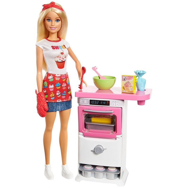 Barbie Pasticcera Playset con Accessori FHP57