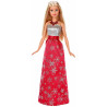 Mattel Bambola Holiday Barbie con Vestito Fiocchi di Neve FDR53