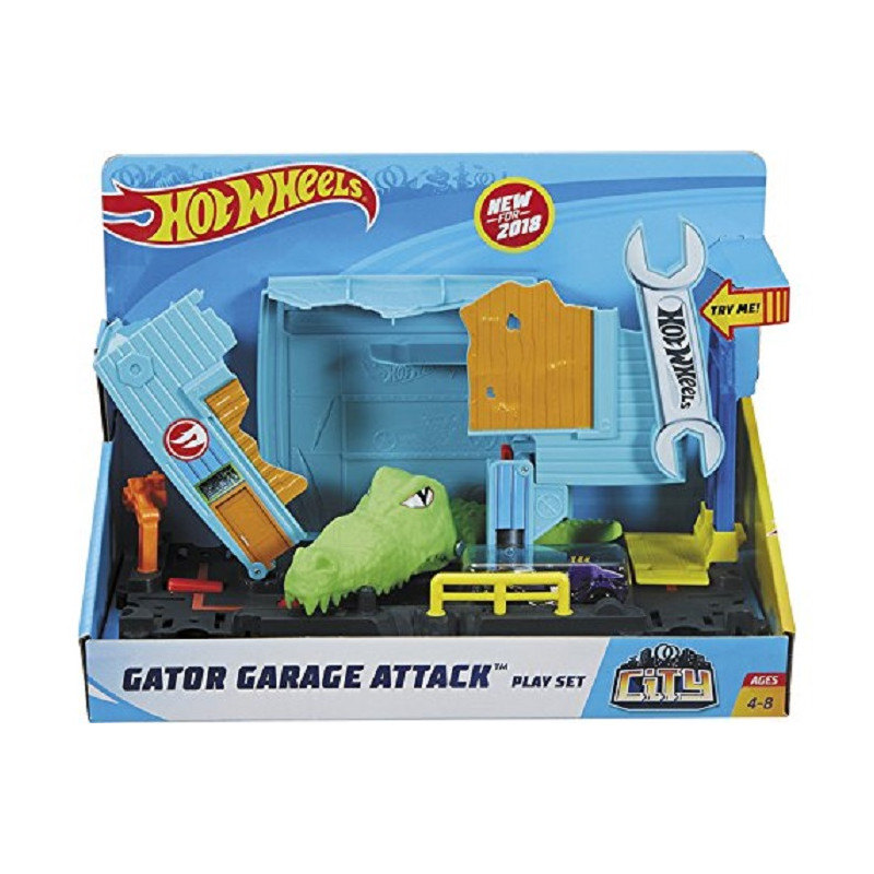 Hot Weehls Gator Garage Plyset Creature Mostruose Modelli Assortiti