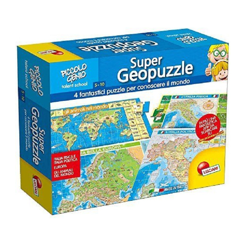 Lisciani 53742  Piccolo Genio Supergeopuzzle