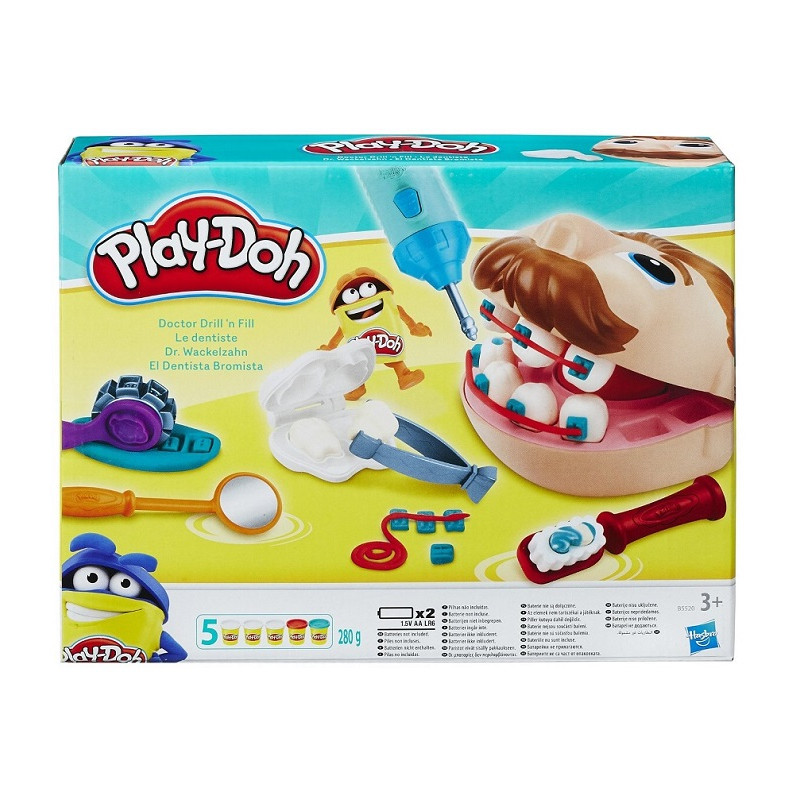 Hasbro B5520EU4 PlayDoh Play-Doh Dottor Trapanino