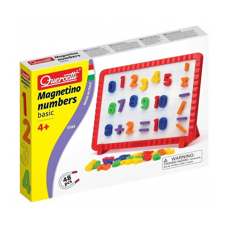 Quercetti 05183 - Gioco Magnetino Numbers Basic