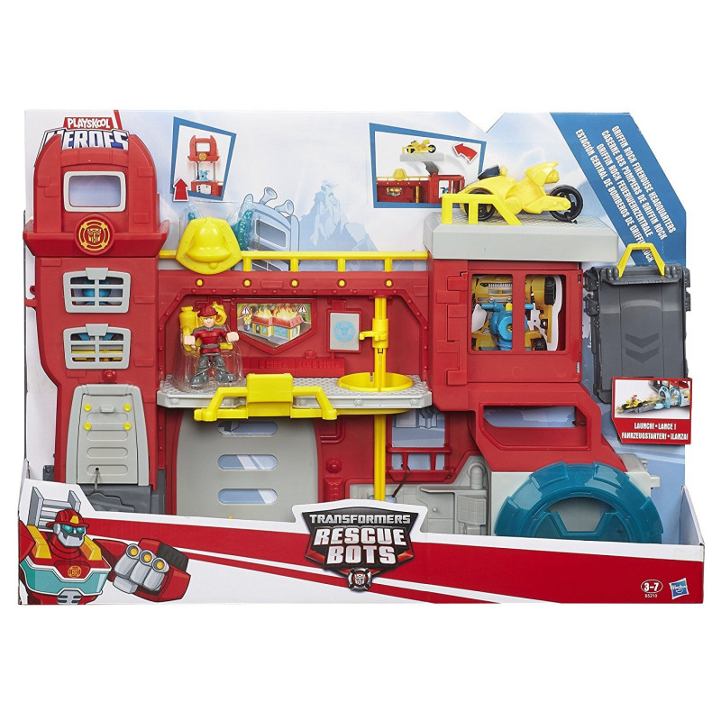 Hasbro Transformers Rescue Bots Griffin Rock Firehouse Headquarters