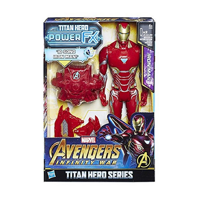 Hasbro Marvel Avengers Infinity War Iron Man Titan Hero Personaggio 30 cm