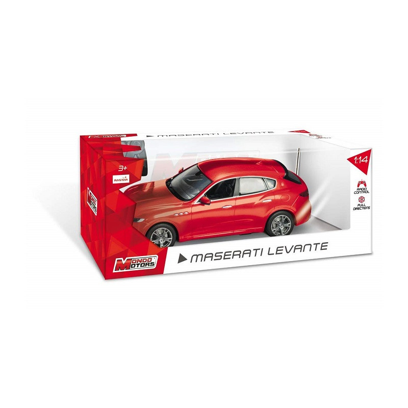 Mondo 63423 Maserati Levante Veicolo Radiocomandato Rosso/Bianco 1:14