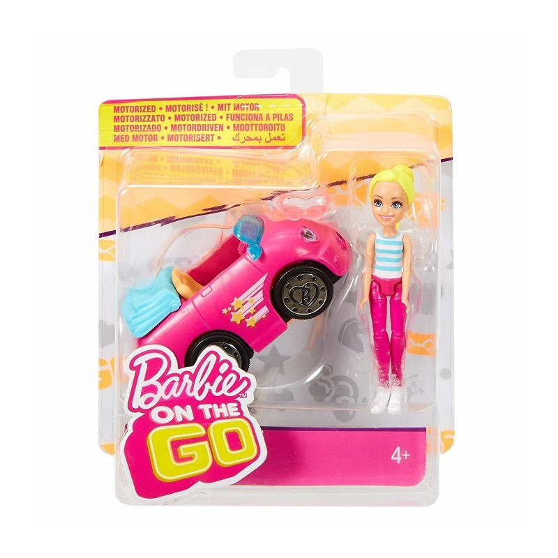 Mattel FHV76 Barbie Parti e Via con Veicolo Assortimento