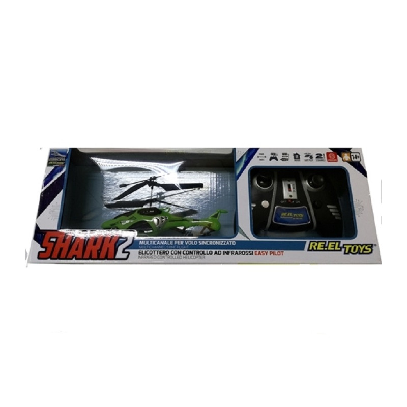 RsToys Elicottero ad Infrarossi con giroscopio Shark 2