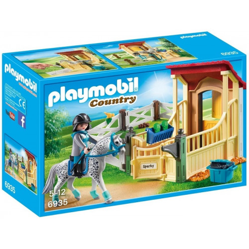 Playmobil 6935 - Stalla Con Cavallo Appaloosa