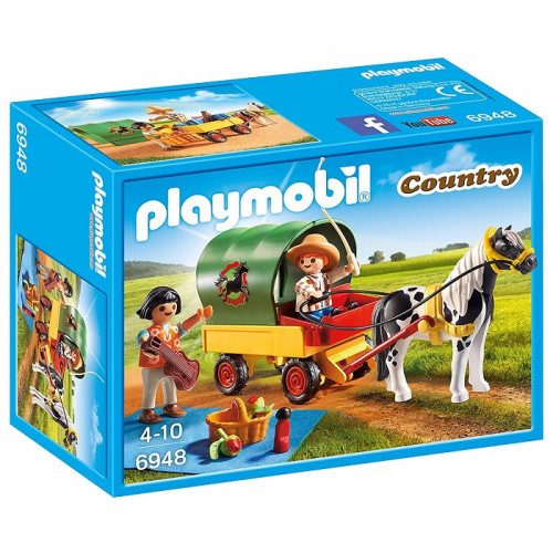 Playmobil 6948 Picnic con Carro per Pony