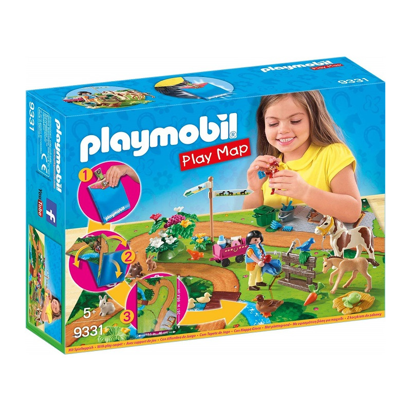 Playmobil 9331 Play Map Passeggiata a Cavallo