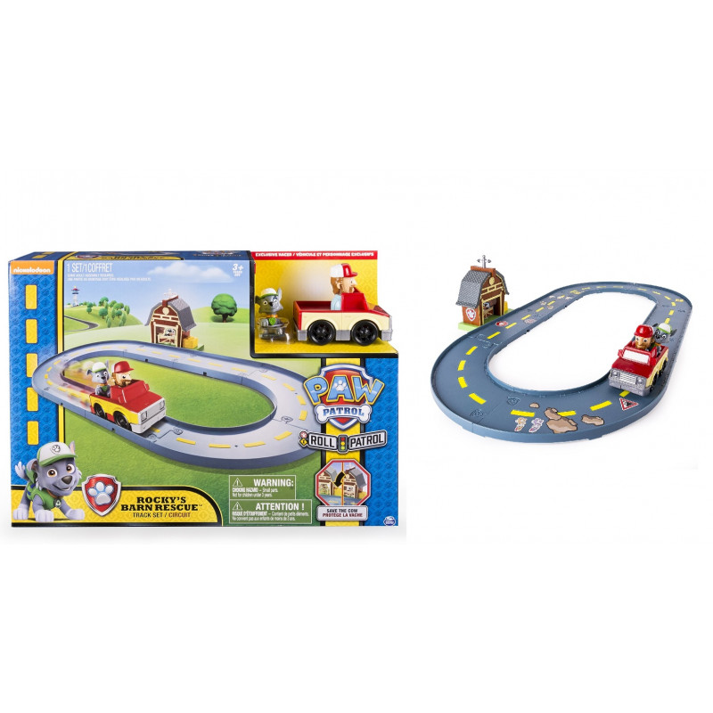 Spin Master Paw Patrol Bay Adventures Marshall Rescue Mission On a Roll Playset Pista