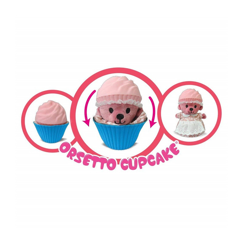 Grandi Giochi MI00320 Orsetto Cupcake Profumati Modelli a Scelta
