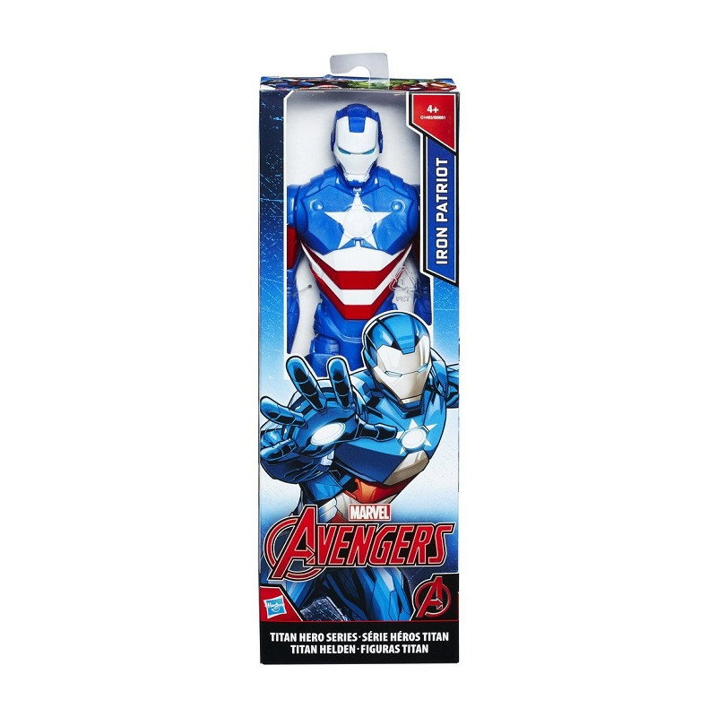 Hasbro Avengers Titan Hero Personaggio Iron Patriot 30 cm