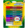 Crayola Penne con colla glitterata, lavabile, Confezione da 9 pezzi