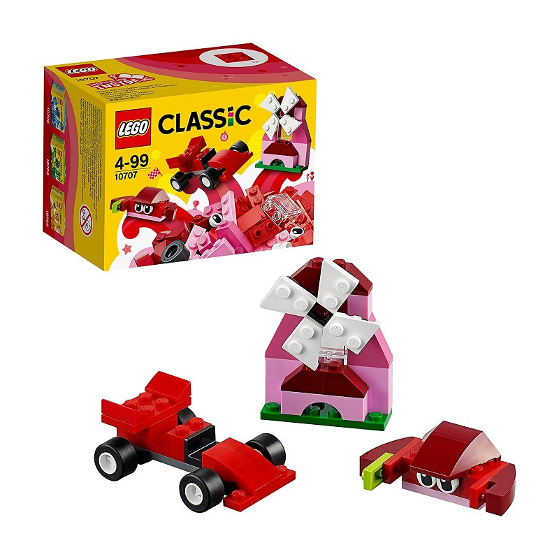 LEGO Classic 10707 - Set Costruzioni Scatola della Creatività, Rossa