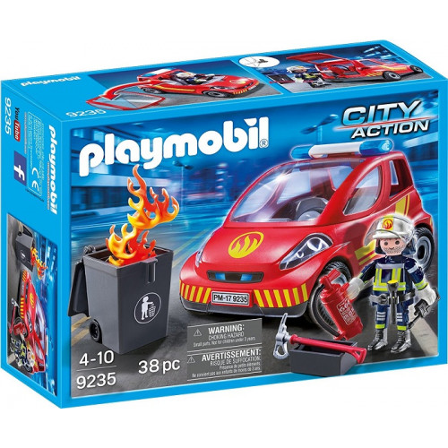 Playmobil 9235 - Pompiere Con Auto