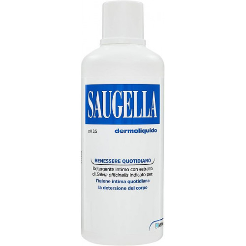 Saugella Dermoliquido Detergente Per L'Igiene Intima Quotidiana a base di Salvia Officinalis 750 ml