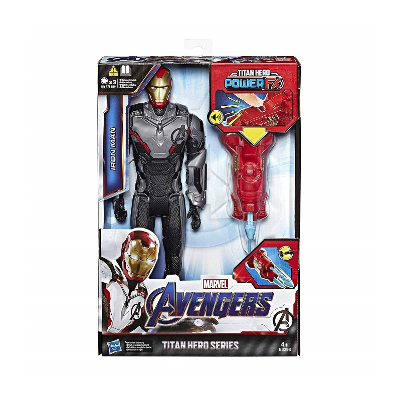 Marvel Avengers Endgame Personaggio Iron Man Titan Hero con Power FX incluso 30 cm