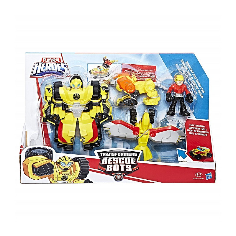 Hasbro Transformers Playskool Heroes Bumblebee Rock Rescue Team Bots Figure