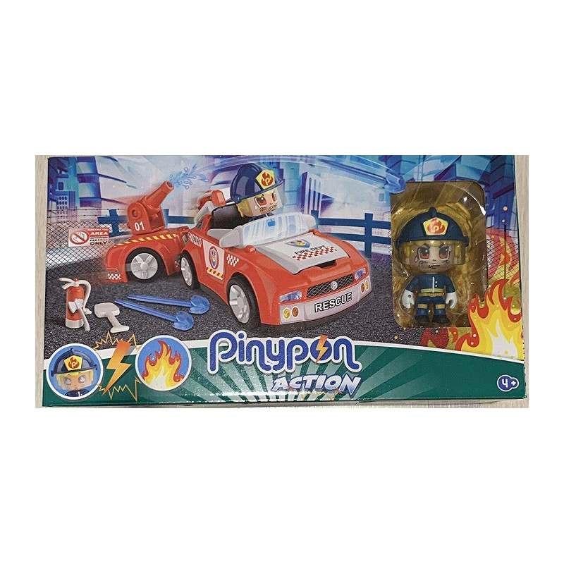 Giochi Preziosi Pinypon Action 2 Pompieri con Personaggio e Accessori