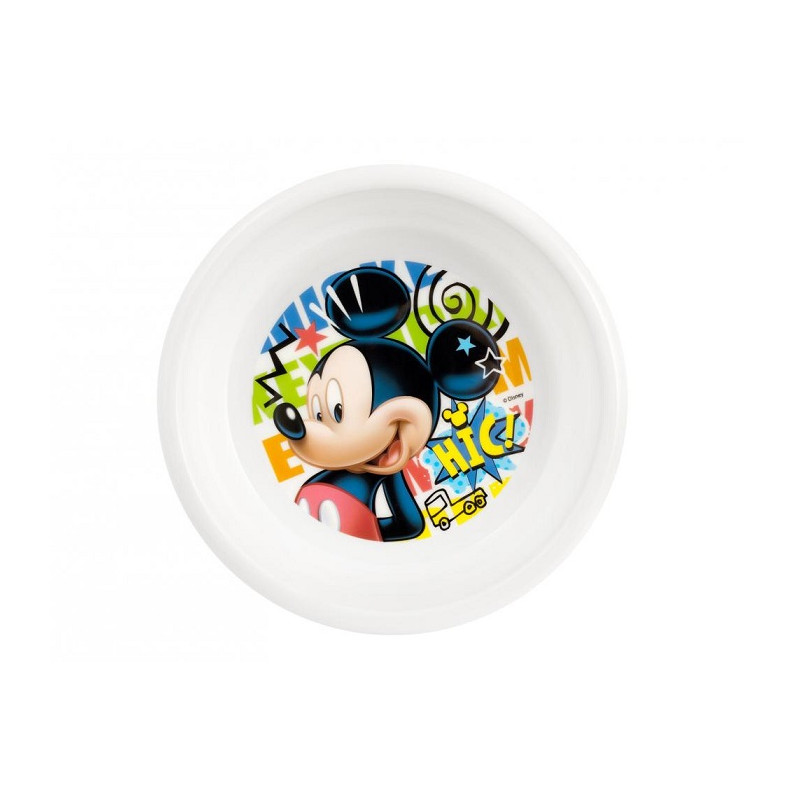 Lulabi Disney Piatto Fondo Mickey 21 cm Bianco