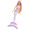 Barbie Dreamtopia Crayola Bambola Sirena con Abito e Coda Colorabili