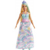 Barbie Dreamtopia Bambola Principessa Bionda con Abito Blu e Tiara