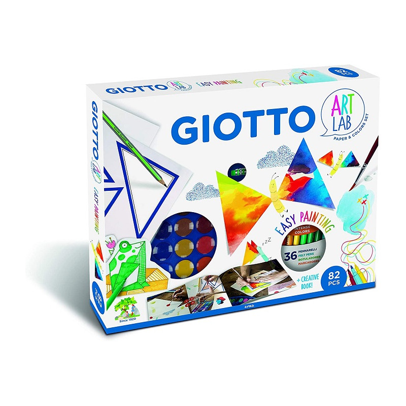 Giotto Art Lab Easy Painting Kit Creativo per Pittura Colori Assortiti
