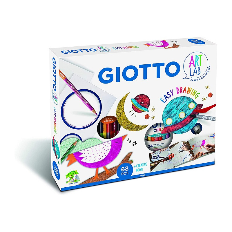 Giotto 581400 Art Lab Easy Drawing Kit Creativo per Disegno Colori Assortiti