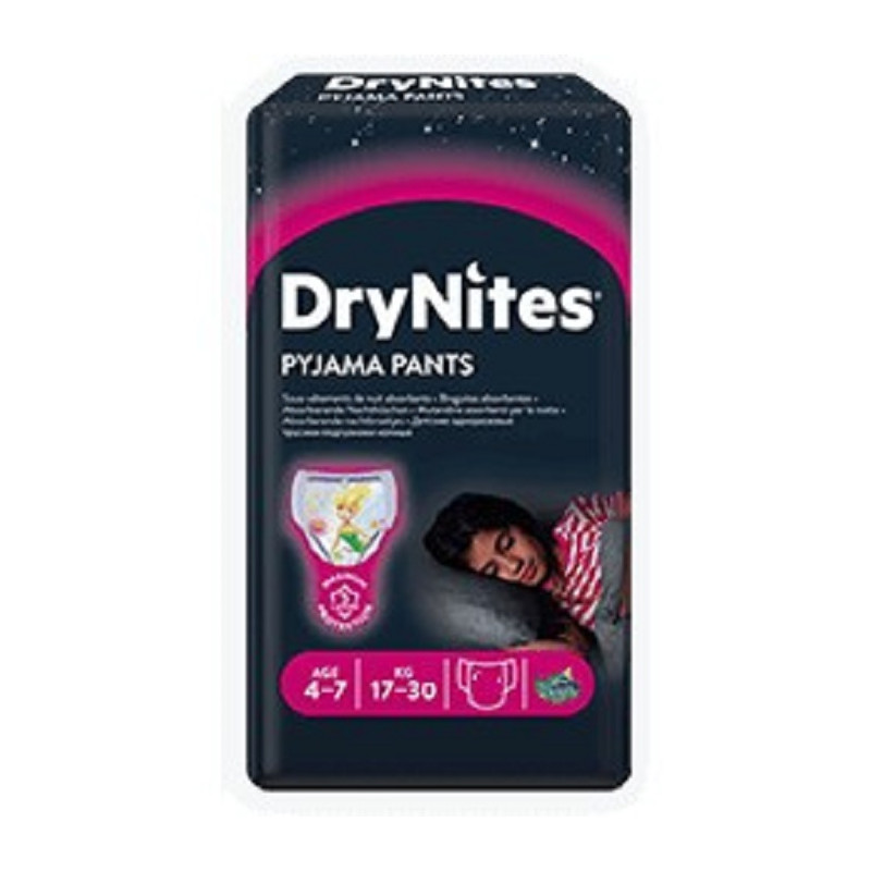 Huggies DryNites Girl 4-7 anni (17-30 kg) Confezione da 10 pz