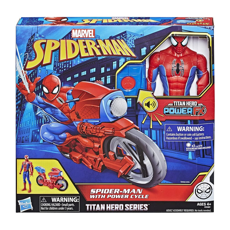 Hasbro Spider Man Titan Power Moto