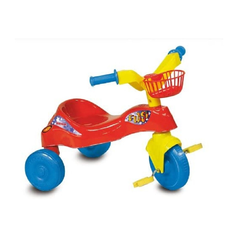 Biemme Triciclo Flash Rosso per Bambini 2+ 
