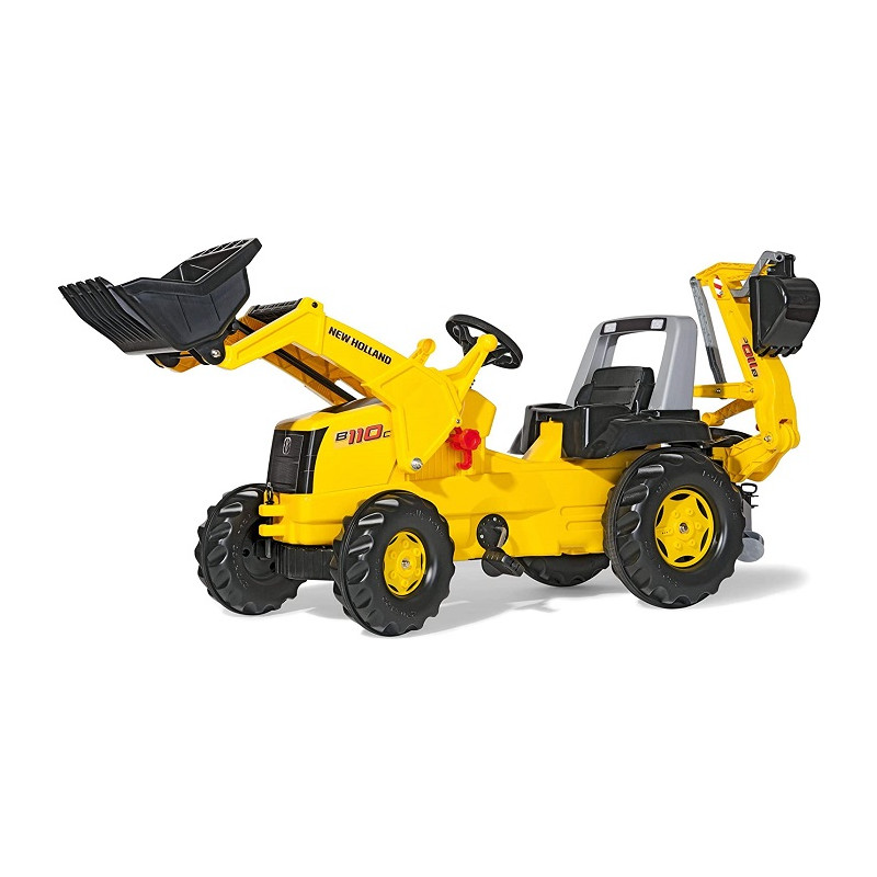 Rolly Toys 813117 Trattore a Pedali Junior New Holland Construction