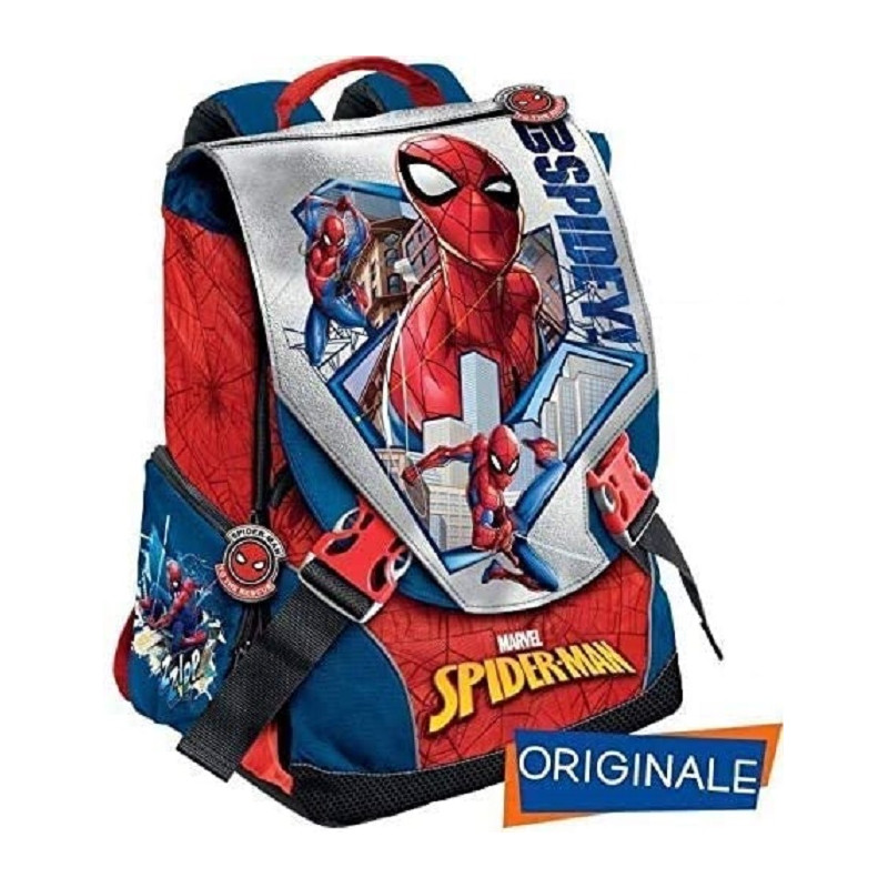Giochi Preziosi Marvel Spiderman Zaino Estensibile Scuola Elementare Bimbo con Effetti Luminosi