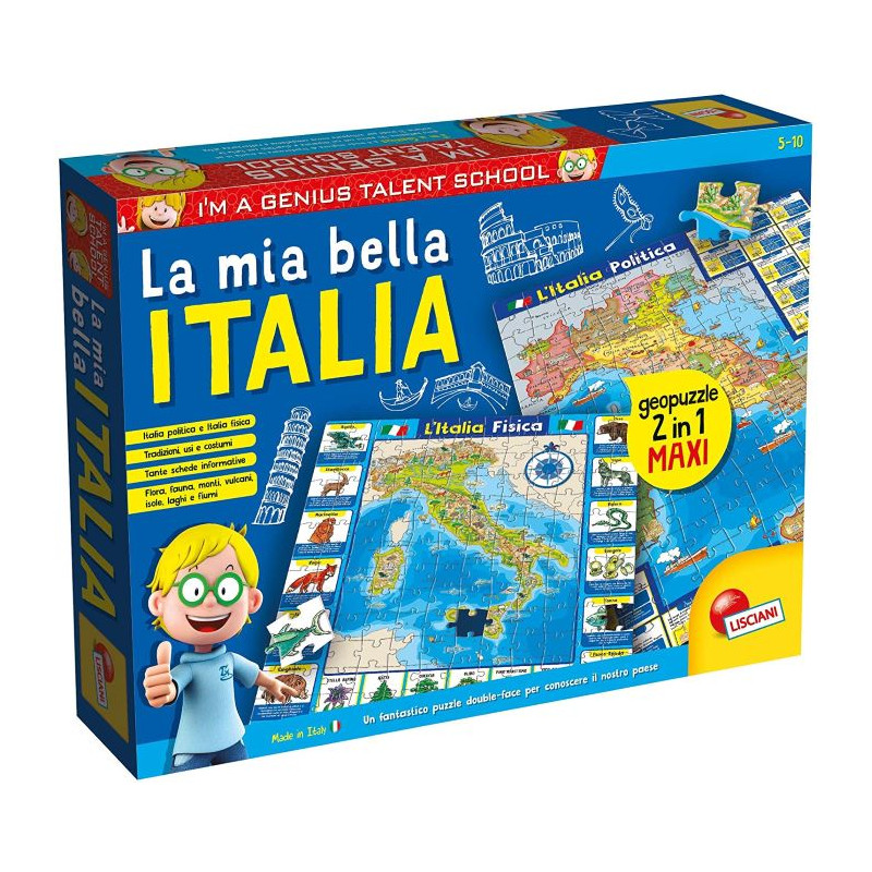Lisciani Giochi I'm a Genius Geopuzzle la Mia Bella Italia