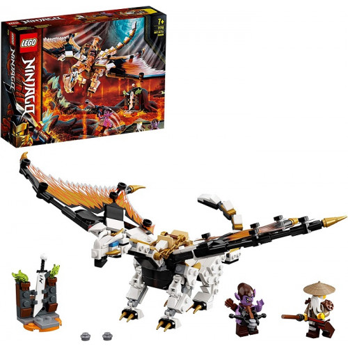 Lego Ninjago Dragone da battaglia di Wu, Playset con le minifigure di Master Wu e Gleck