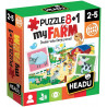 Headu 20867 Farm Puzzle 8+1