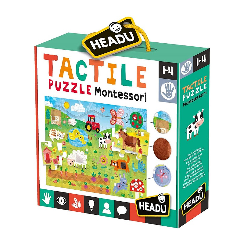 Headu Tactile Puzzle Montessori