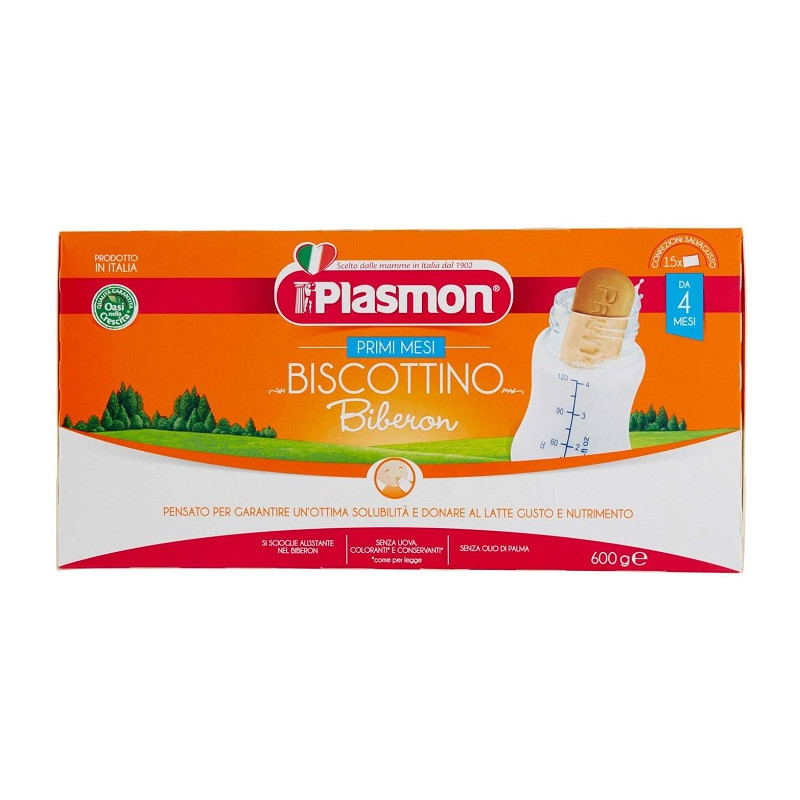 Plasmon Biscotto Biscottino da 4 mesi 600gr