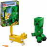 Lego Minecraft Maxi figure Creeper e Gattopardo