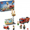 Lego City Fire Fiamme al Burger Bar con 3 Minifigures