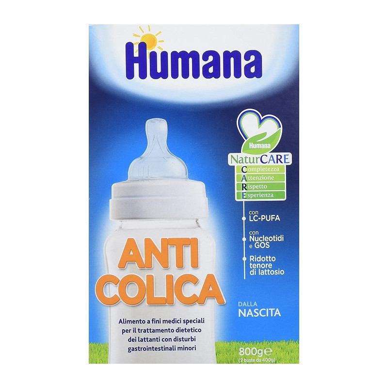 Humana Latte per Neonati Dietetico Anti Colica in Polvere 800 g