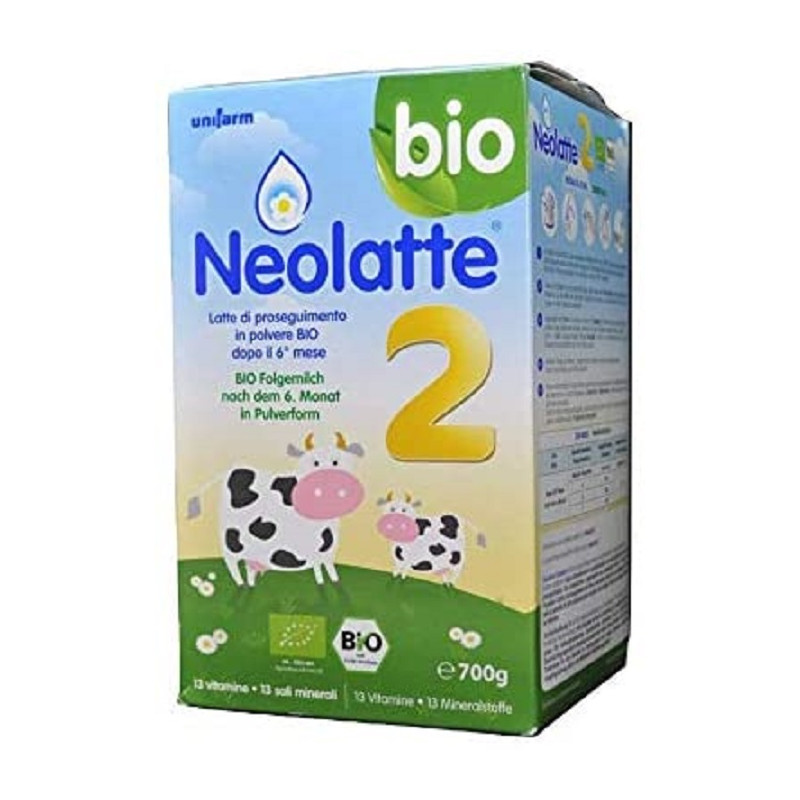 Unifarm Neolatte 2 Latte per Lattanti in Polvere Bio 700 gr