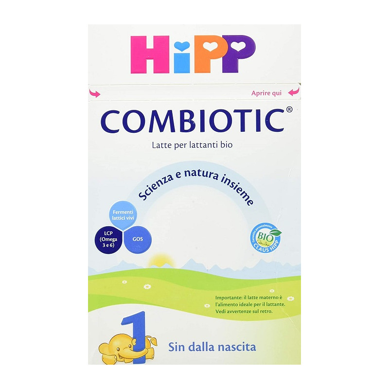 HiPP Latte 1 Combiotic Lattanti Polvere Pacco da 600 gr FARMA FORCE