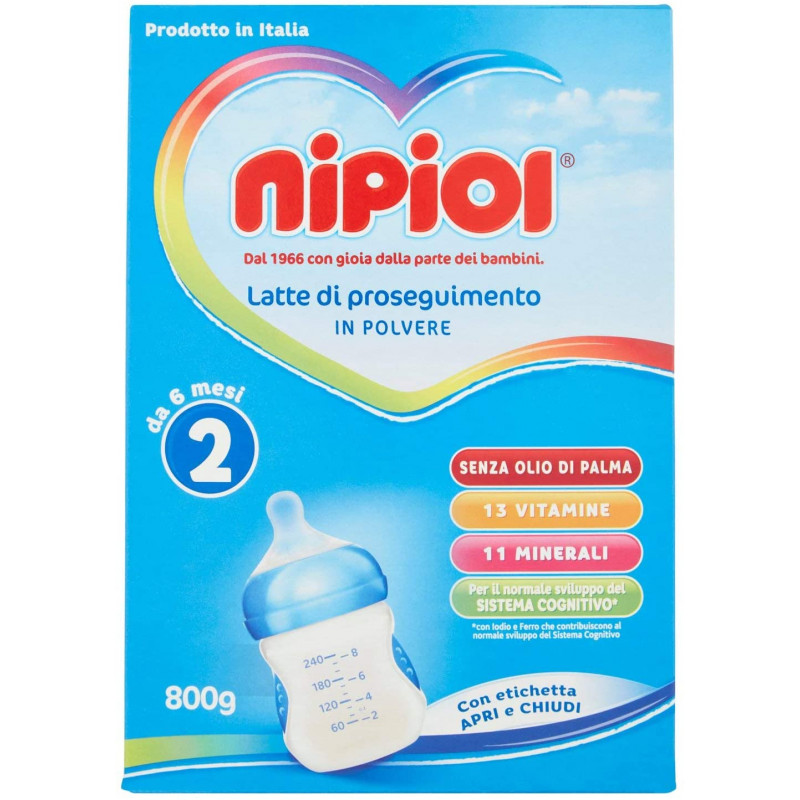 Nipiol Latte Polvere Stage 2 Confezione da 800 g