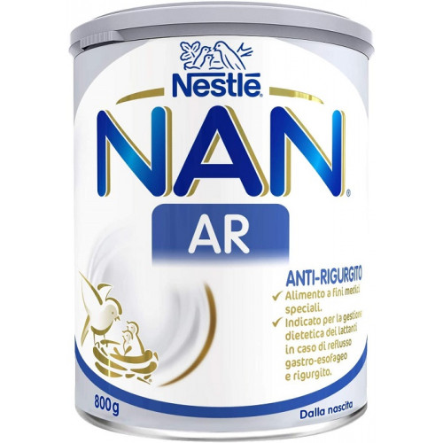 Nestlé Nan AR Anti Rigurgito in Polvere per Reflusso Gastro-Esofageo da 800 g