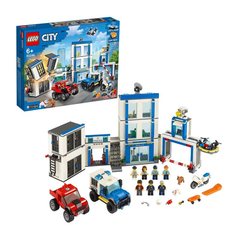 Lego City Police Stazione di Polizia con un Edificio a tre Piani